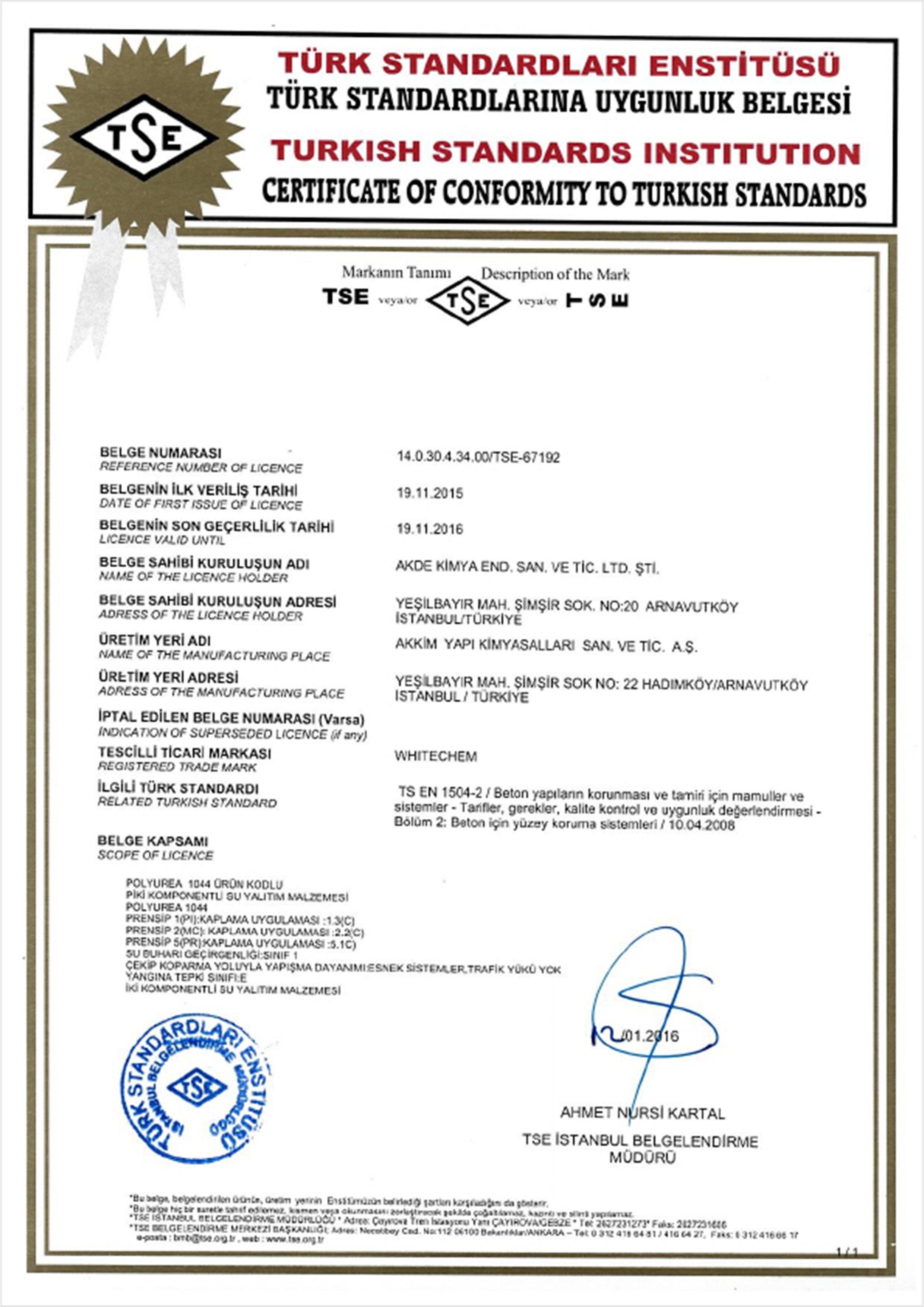 SBS Certification